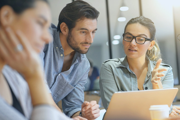 culture-header Team working together within a positive work culture environment